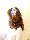 ふわふわ　ダウンスタイル