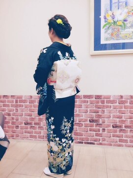 美容室 シャルドン 着物に似合うstyle