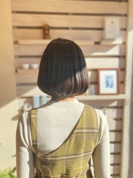 サロンドカスティーロ(salon de castillo) castillo☆大人かわいい秋冬　重めボブ☆20代30代40代