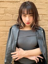 【山田】インナーカラー大人フェミニンウェーブ