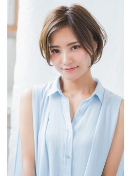 ネオリーブクレア 綱島店(Neolive Krea) 耳かけショート イルミナカラー ハイライト バレイヤージュ