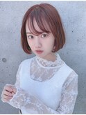 前髪/くびれ/イヤリングカラー/イメチェン/ラベンダーカラー
