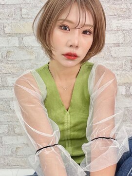 オーロ 西宮店(ORO) ハイトーンでショートスタイル