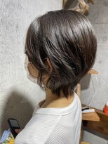 ジュジュル 稲毛本店(jujur)&nbsp;ショートボブ/カーキグレージュ/大人かわいい[稲毛駅]