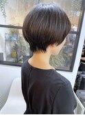 《knit銀座》大人黒髪20代30代40代ハンサムショート丸み前下がり