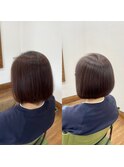 30代／定期カット☆ミディアムボブ　静岡市／葵区