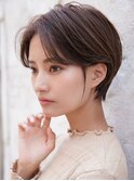 ショートカット×ひし形ショートボブ×前髪あり20代30代40代 s03