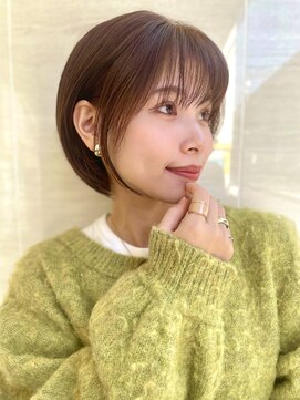 オーロ(ORO) まとまるショートボブ　前神パーマあり