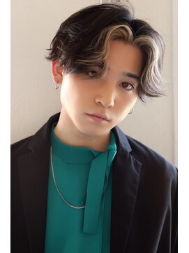 ソイクフ(SOY KUFU) MEN’S HAIR マッシュパーマアッシュブラックカルマパーマ