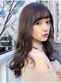 ハッシュカット/フルバング/似合わせカット/レッドブラウン/銀座