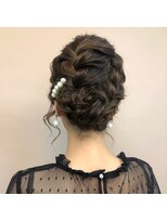 お呼ばれヘアセット♪yu