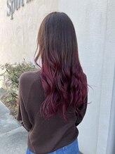 スピンヘアー 桂店(Spin hair)&nbsp;グラデーションカラー