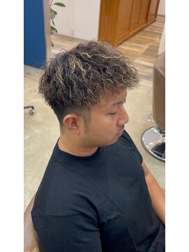 ノート ヘアーサロン(NOTE HAIR SALON) ツイストスパイラルパーマ×ハイライト