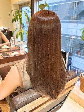 ヘアリゾート粋 ティガ 池袋店(tiga) 艶髪カラー/ミルクティーアッシュブラウン