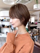 アルトル 池袋(altru)&nbsp;◇大人可愛い30代40代50代白髪ぼかしショートボブくびれショート