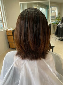 トゥットヘアー(Tutto hair) 20代30代40代♪ツヤ髪ヘイリーボブ透明感赤み消しカラー髪質改善