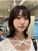 ウルフカットレイヤーカット顔まわりカット顔まわりレイヤー