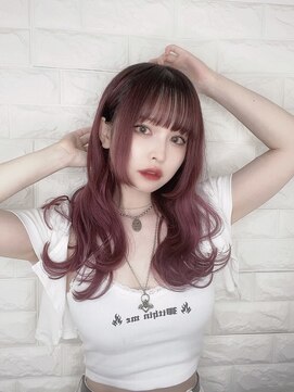 フィーネ 横浜(Fi -Ne) ピンクパープル×ダイヤモンドプルエクステ100本☆