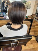 白髪ぼかしのハイライト