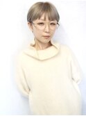 天神【BIRTH】くすみベージュ×耳かけオン眉マッシュショート　3
