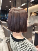 アイフィールアヴェダ 船堀店(i feel AVEDA)&nbsp;ナチュラル前下がりボブ