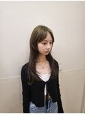 アプリコットオレンジ/くびれヘア/ウェーブショート［新潟］