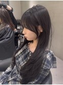 韓国へア/ブリーチ/顔周りカット/ハイトーン/レイヤーカット/