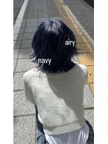 ソファ ヘア 仙台(Sofa) bob style navy
