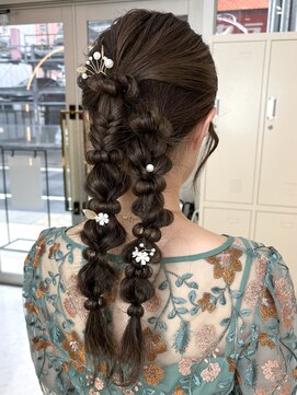 エクララ(eclala) 結婚式、お呼ばれに!! 人気編みおろしヘア♪