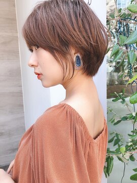 セイドット リー(Say. Ree) Say.くびれショートレイヤーひし形ショートアッシュベージュ青山