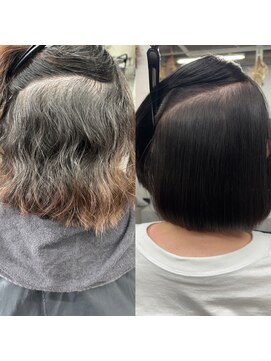 ランド 千葉(land) 髪質改善ストレートカラー