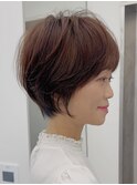 前髪カタログ/イメチェンスタイル/ウェーブパーマ/こなれミディ