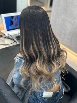 ラピス 福岡天神店(Lapis) やまでぃーハイトーンブリーチ&ダブルカラーエクステ髪質改善