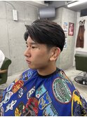 MEN'SHAIRウルフカルマパーマメンズショートイージーパーマ