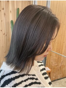 コルク バイ マグ 松本駅前(COLK by Mag) まとまり艶ボブ×透明感カラー