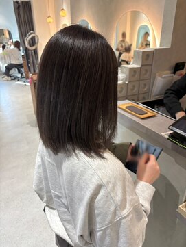 ネオリーブリノア 北千住東口店(Neolive Linoa) 切りっぱなしボブ［ボブ/カラー/カット/トリートメント］