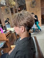 コモレビ(komorebi)&nbsp;【山本智文】メンズブロンドフェザーショート
