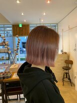 ブロッサム 池袋店(Blossom) ハッシュカット/ピンクべージュ/デザインカラー/池袋