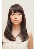 黒髪ストレート
