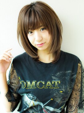 アフロート ディル(AFLOAT D'L) 《AFLOATディル裕二朗》小顔ナチュラルミディアムシャープヘア