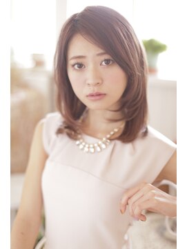 ジーナ 福岡天神(Zina) 大人可愛い毛先ワンカールミディ２