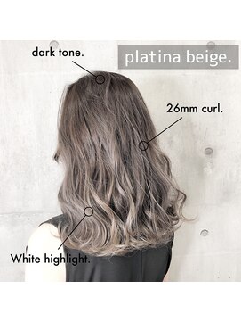 シュプバイトゥーミー(sup.by tomee) プラチナベージュ【担当 末吉】