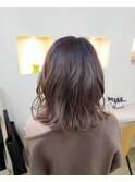 透明感アッシュベージュ