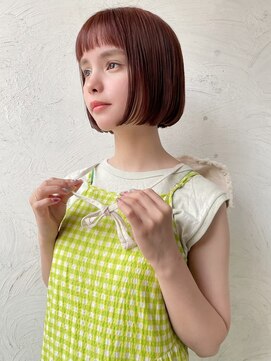 ケイト(kate) kate 大宮 丸みショート×チェリーレッド