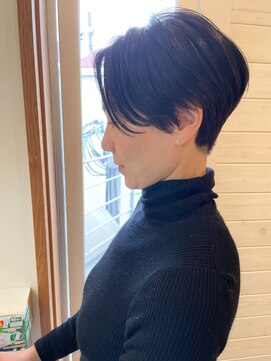 オーシャン(Ocean) 刈り上げ女子/前下がりボブ/美シルエット/ボブカット