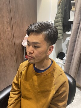 バーバーカズ(barberKAZU) 【ビジネススタイル】スキンフェード＋アイロンパーマ