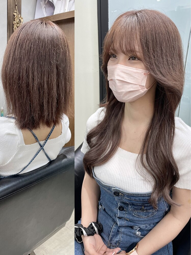 シールエクステ 持て余し 60 ロングストレート カラーエクステ