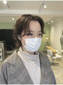 癖毛活かしショート、ショートウルフ、大人可愛い、岡木乃美