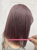 ヘアアトリエコモノ(hair l'atelier KoMoNo) KoMoNo×ブリーチ×ピンクパープル