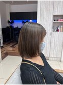 脱白髪染めハイライト